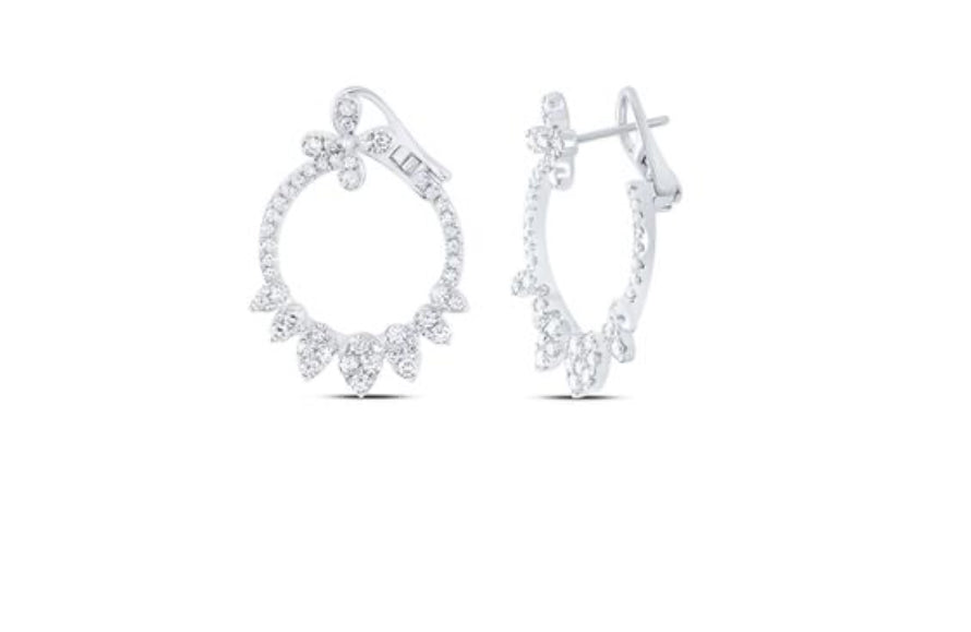1 7/8CTW-DIA ANA M FASHION EARRING