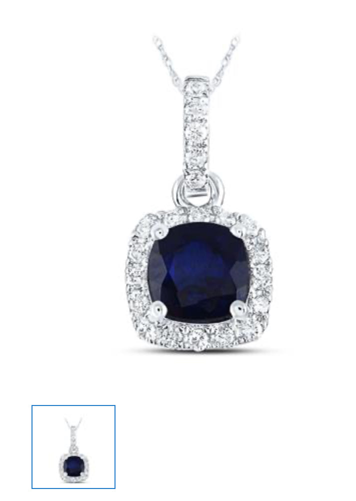 1/10CTW-DIA ANA M 5/8CT-EM NAT GEM PENDANT