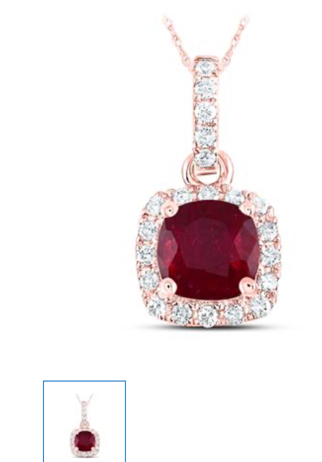 1/10CTW-DIA ANA M 5/8CT-EM NAT GEM PENDANT