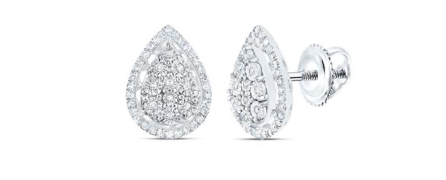 1/4CTW-DIA P1 GIFT PEAR EARRING