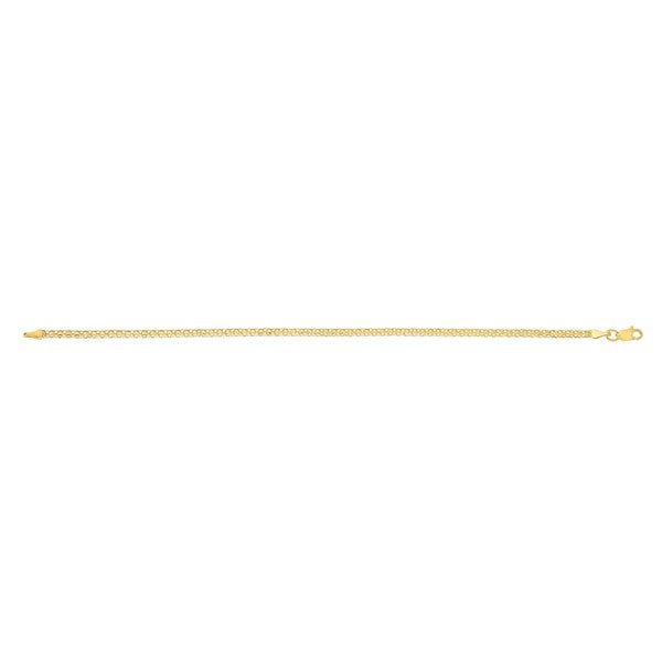 14K 2.5mm Bismark Chain
