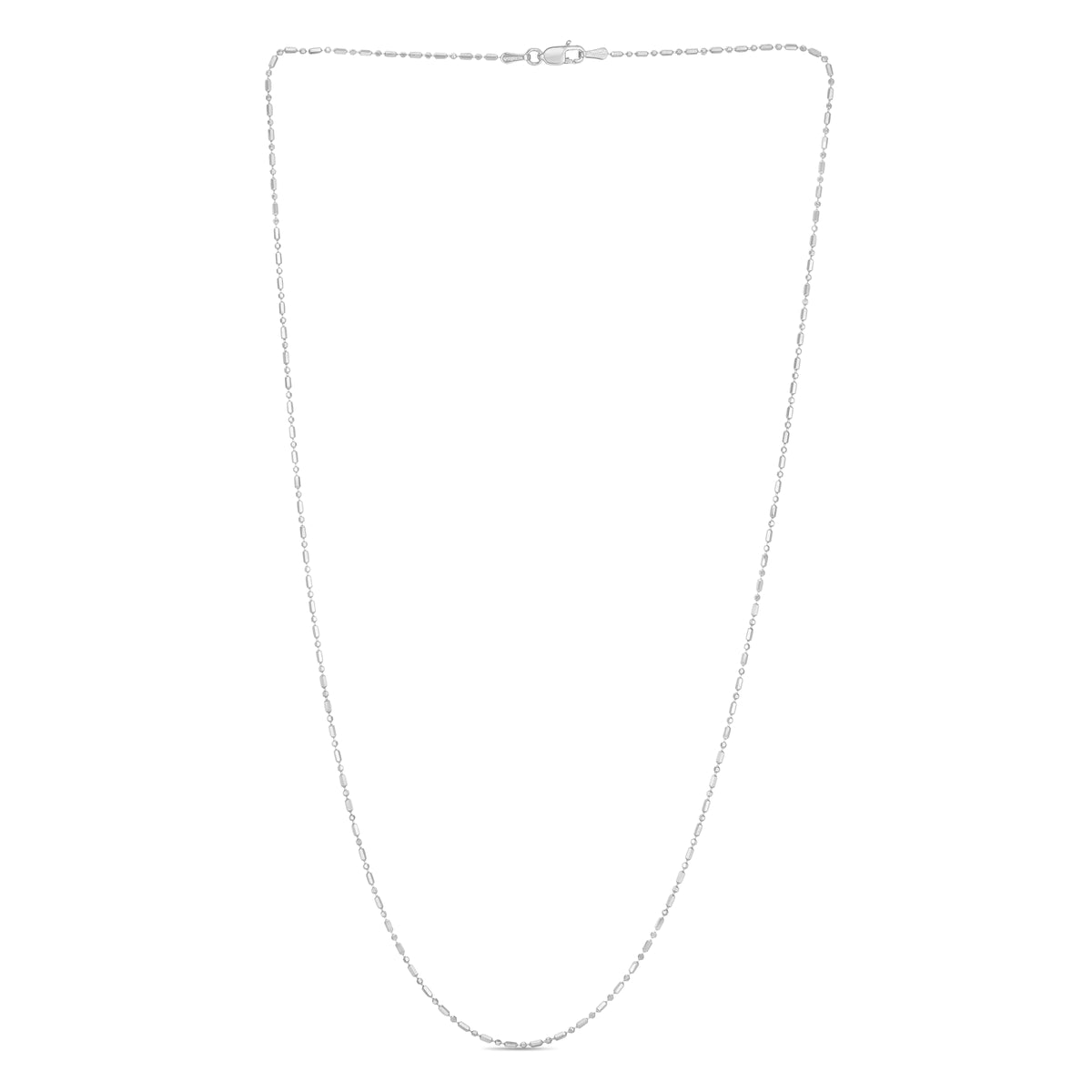 14K White Gold Chain
