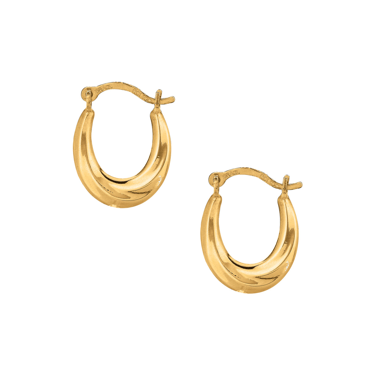 10K Yellow Gold Earring