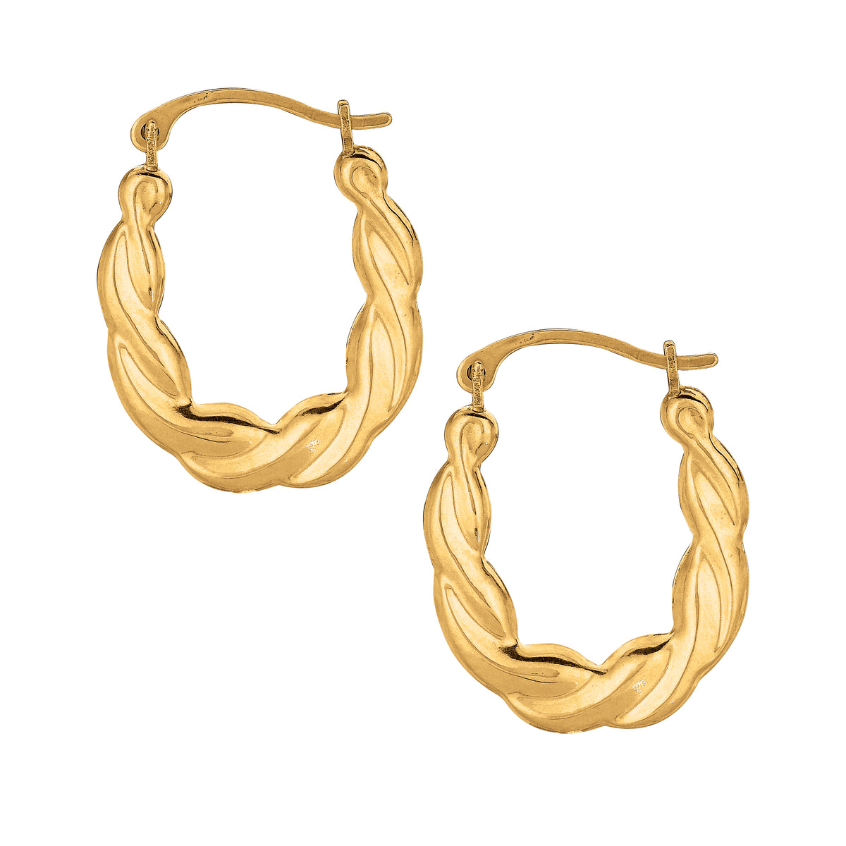 10K Yellow Gold Earring