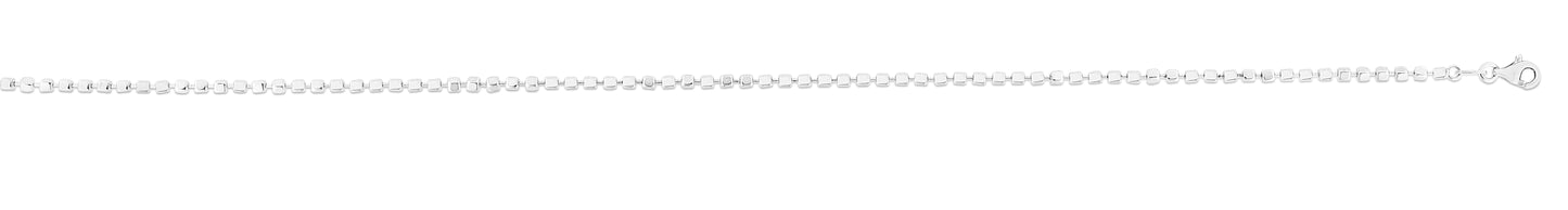 Silver 2mm Cube Chain