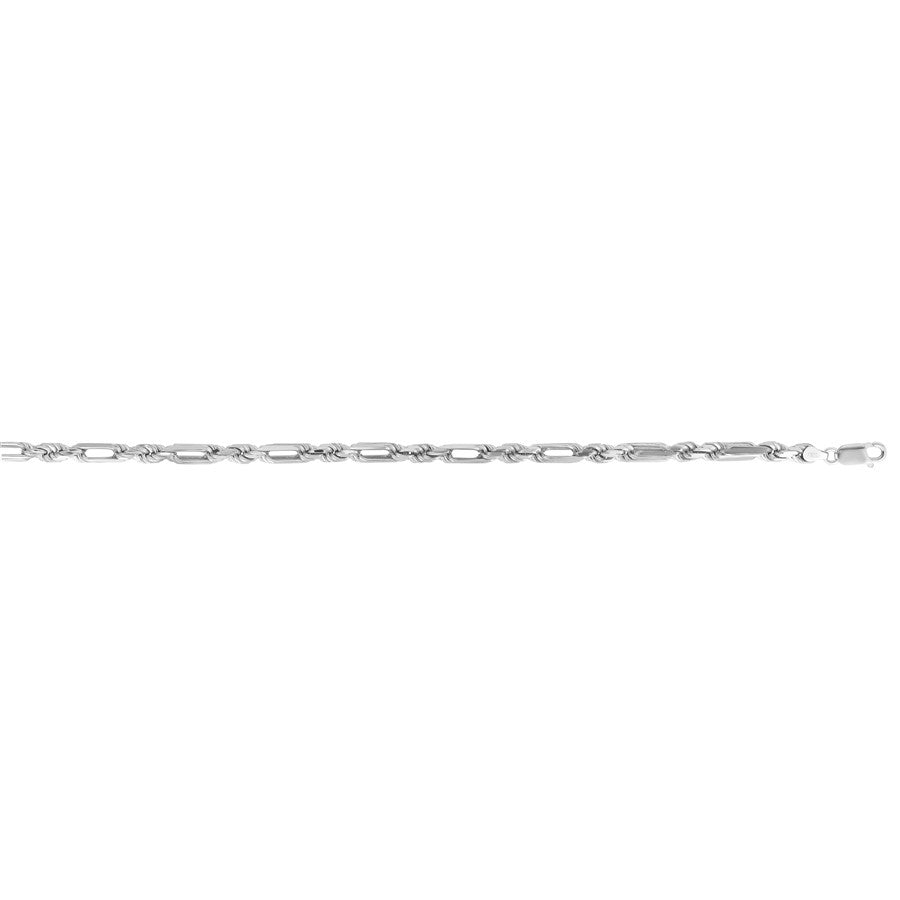 Silver 5mm Figarope Chain