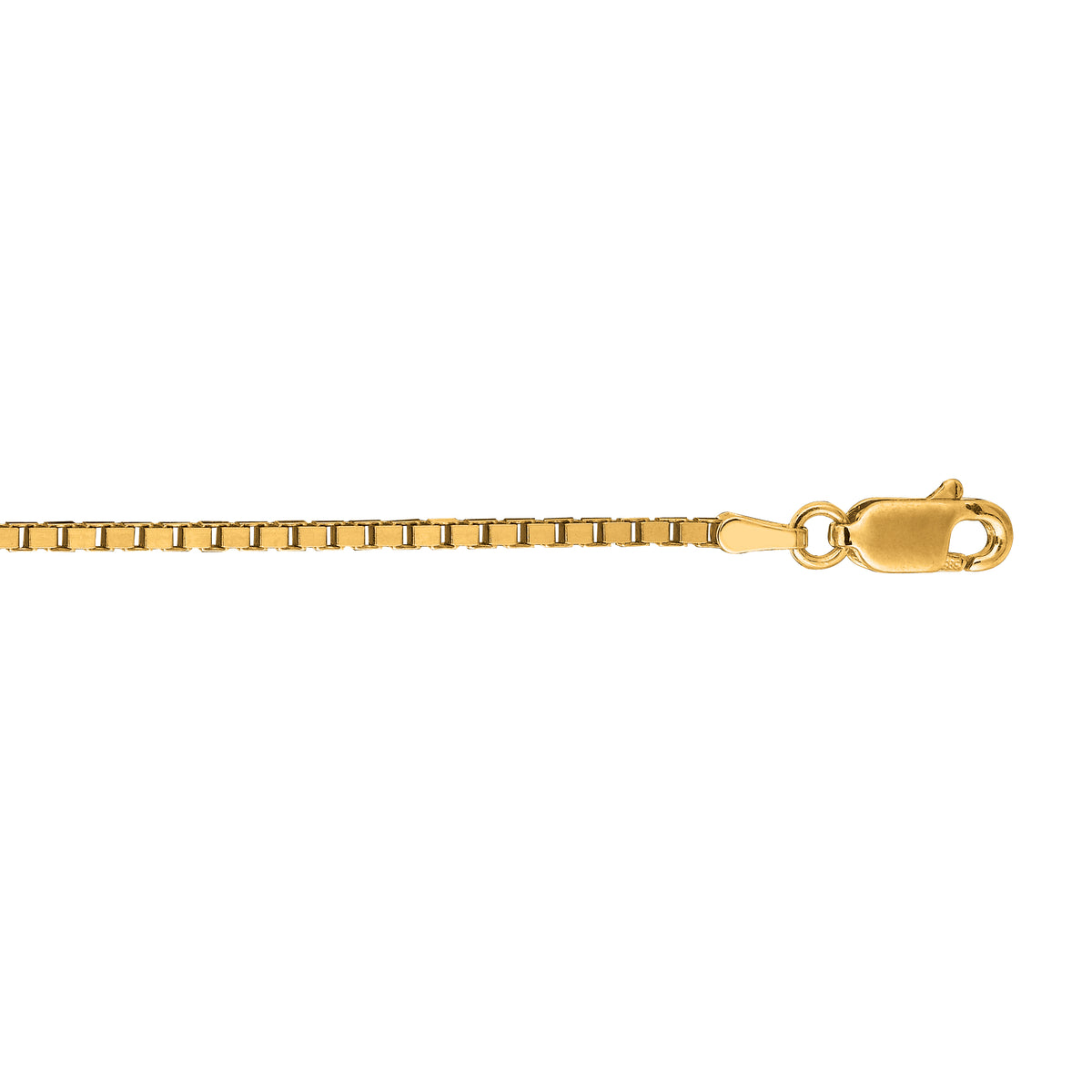 Classic Box Chain in 14K Yellow Gold — 20 Inches, 1.7mm