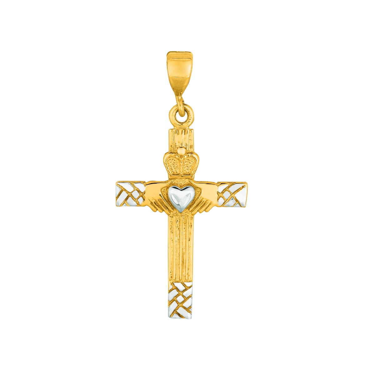 14K Two-Tone Gold Pendant