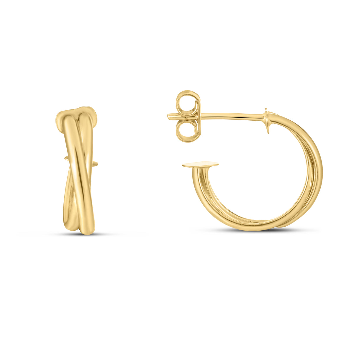 14K Yellow Gold Earring