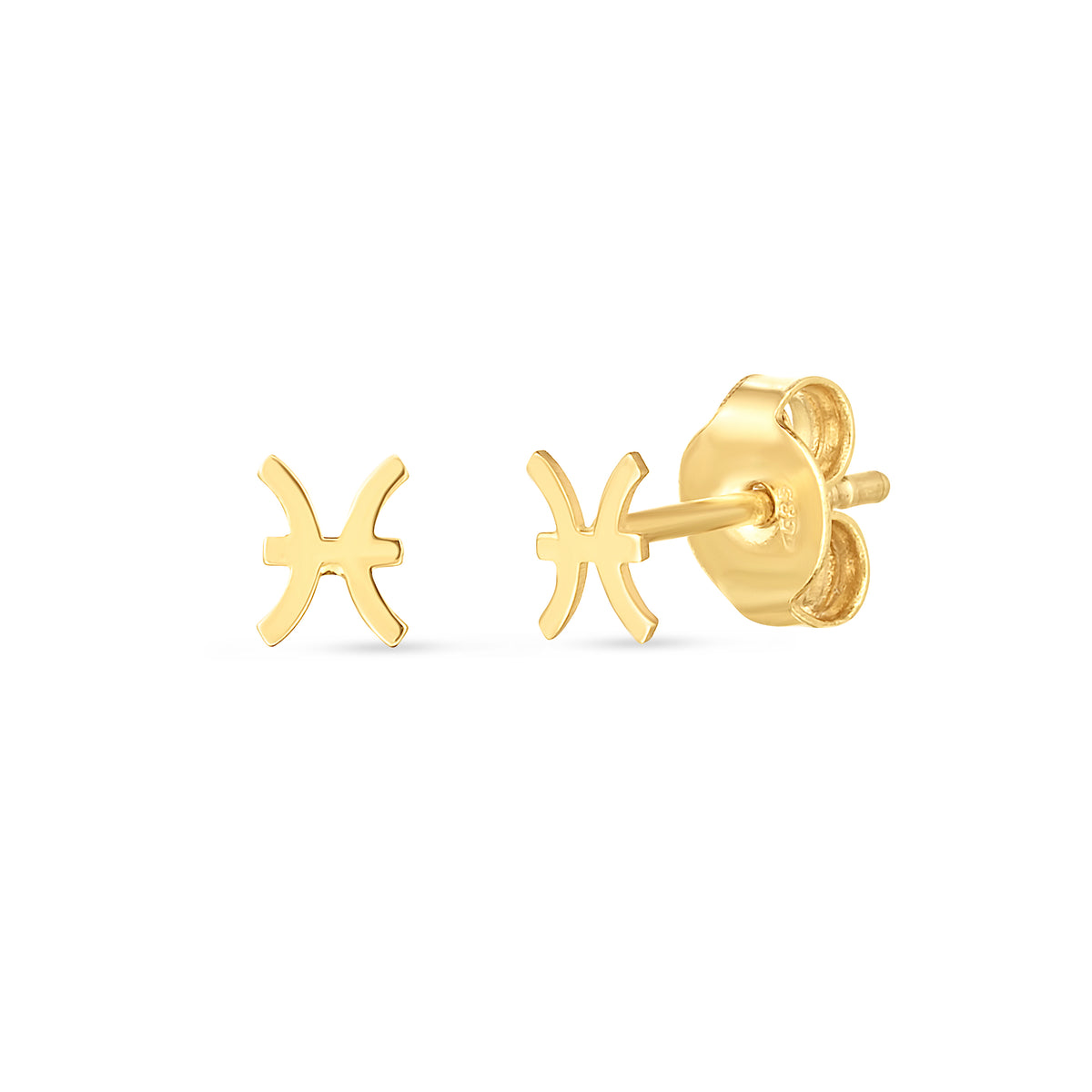 14K Yellow Gold Earring