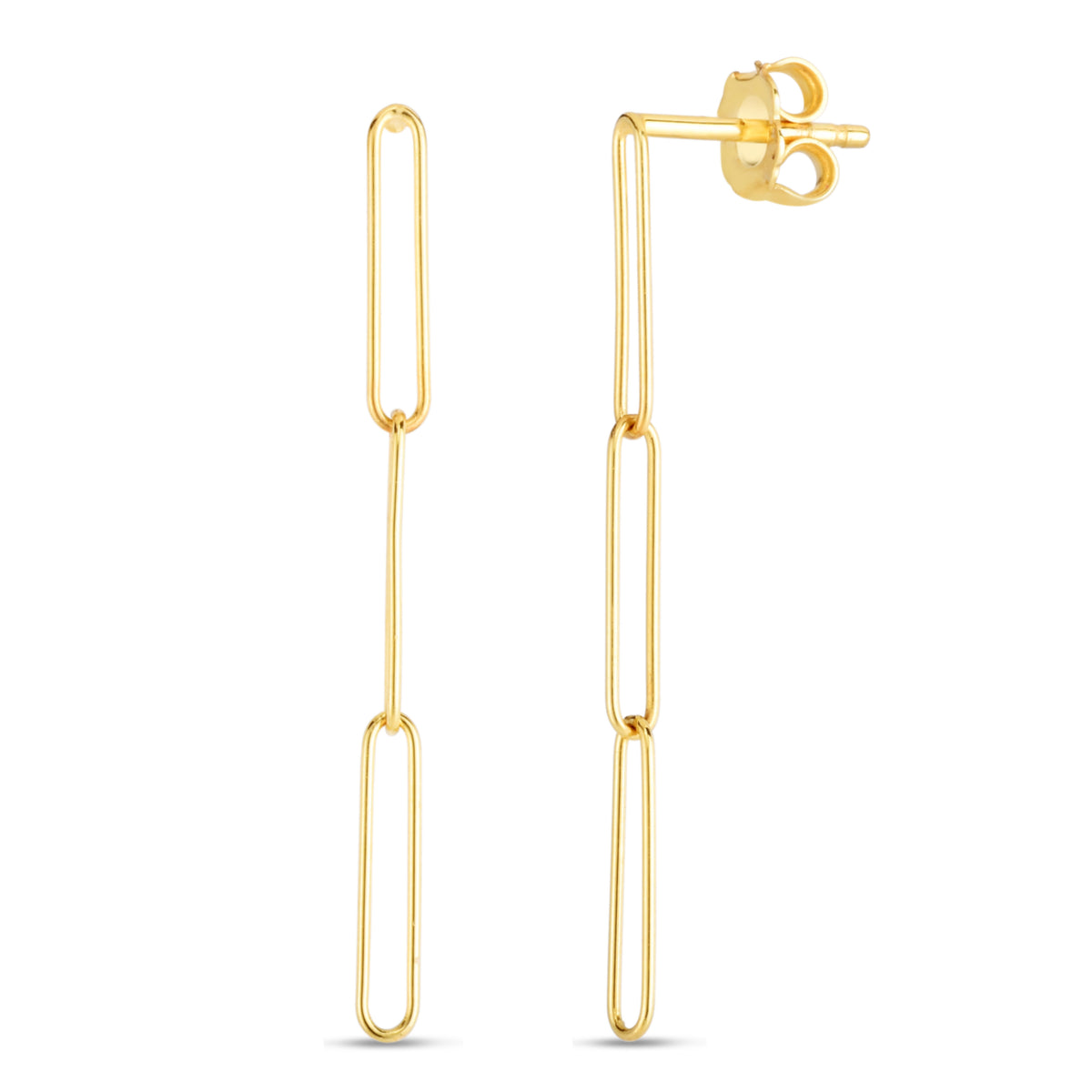 14K Yellow Gold Earring