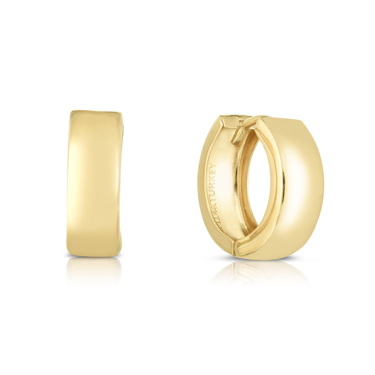 14K Yellow Gold Earring