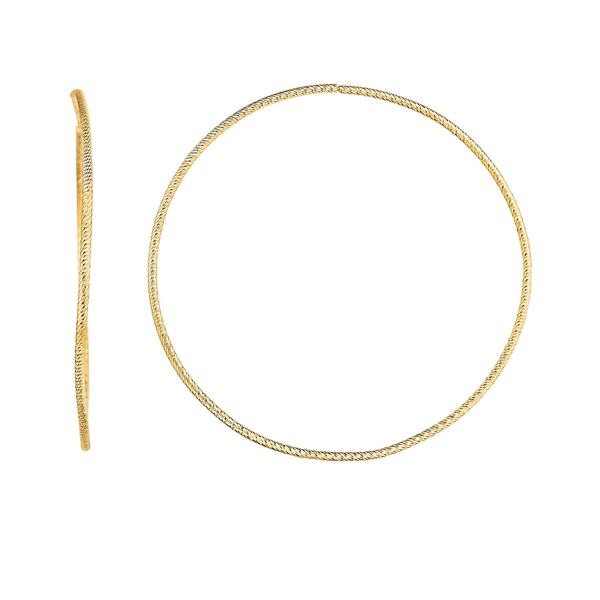 14K Yellow Gold Earring
