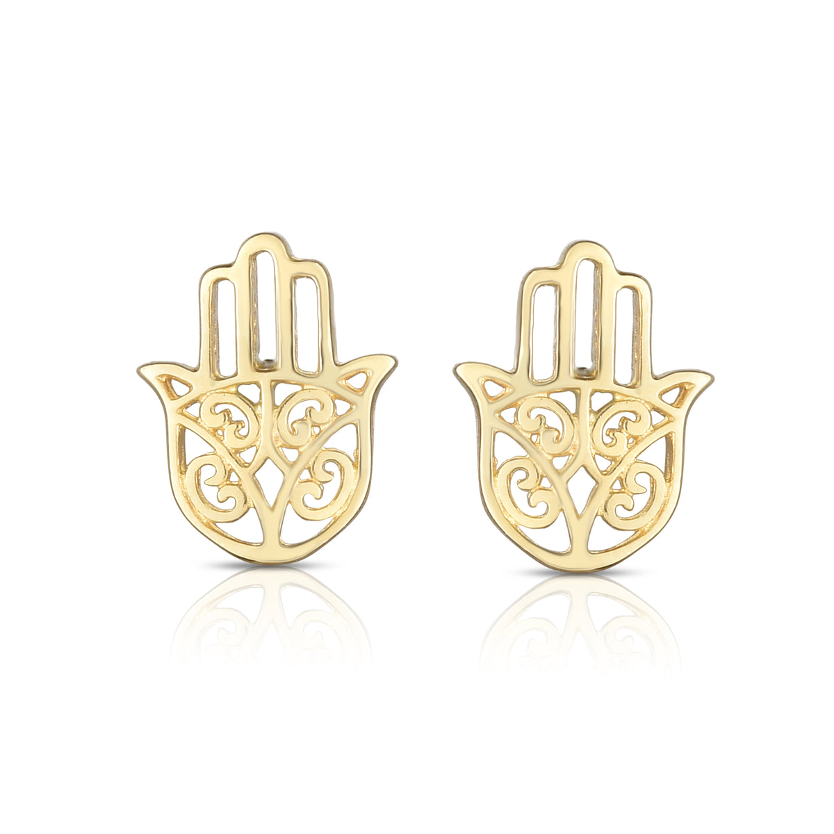 14K Yellow Gold Earring