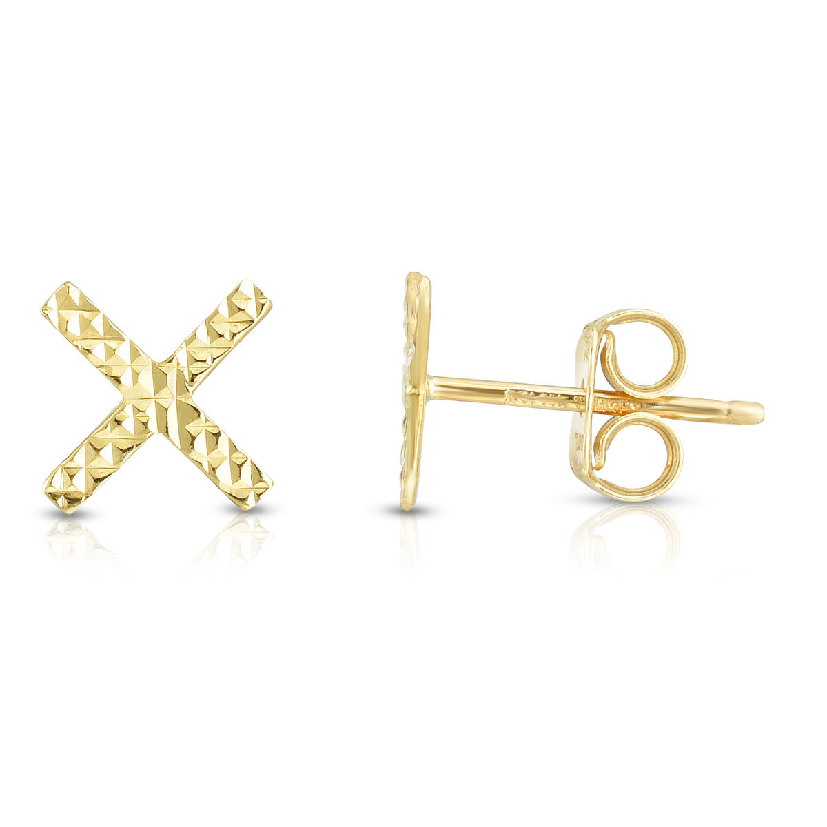 14K Yellow Gold Earring