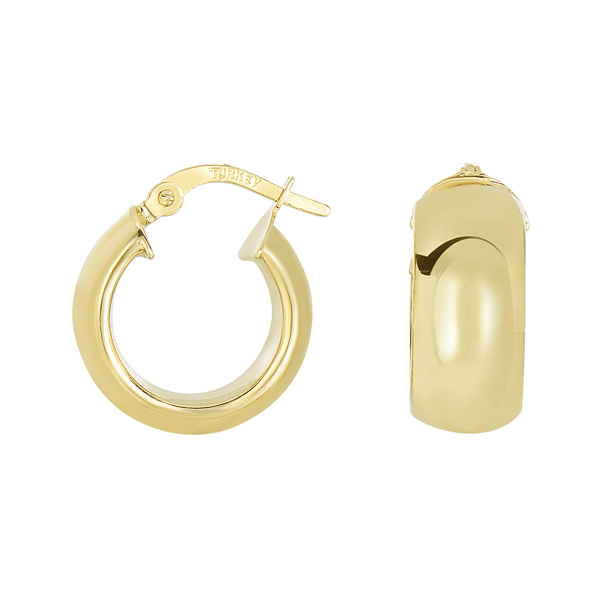 14K Yellow Gold Earring