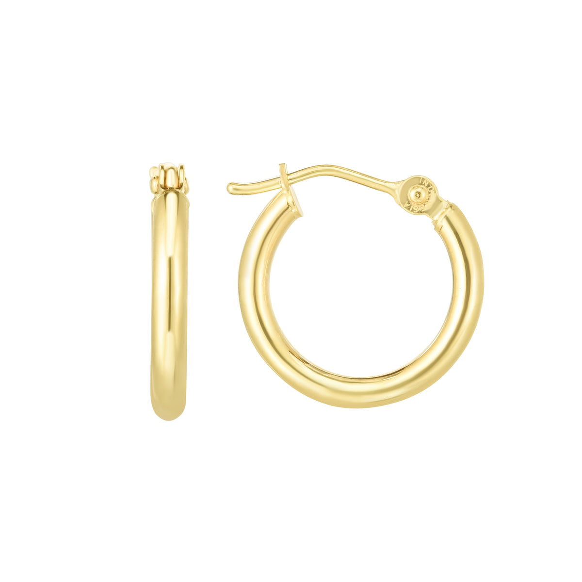 14K Yellow Gold Earring