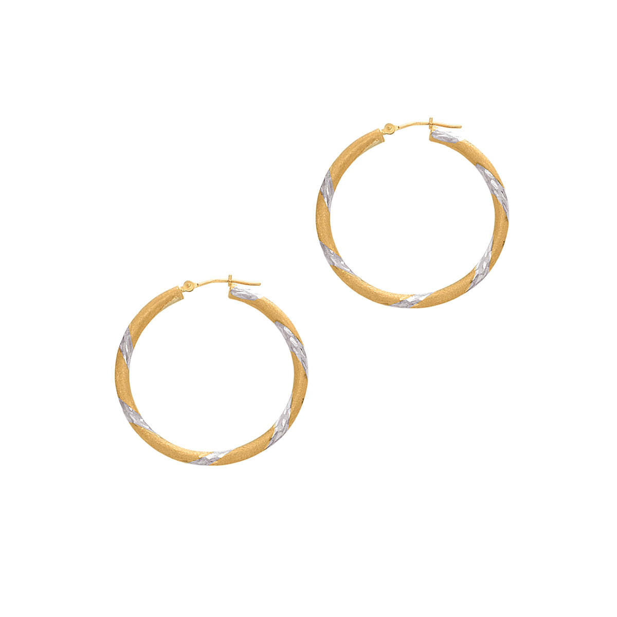 14K Yellow Gold Earring