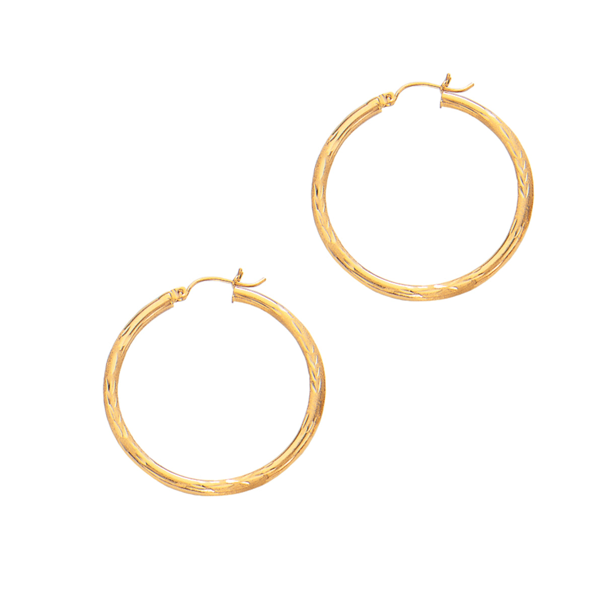 14K Yellow Gold Earring