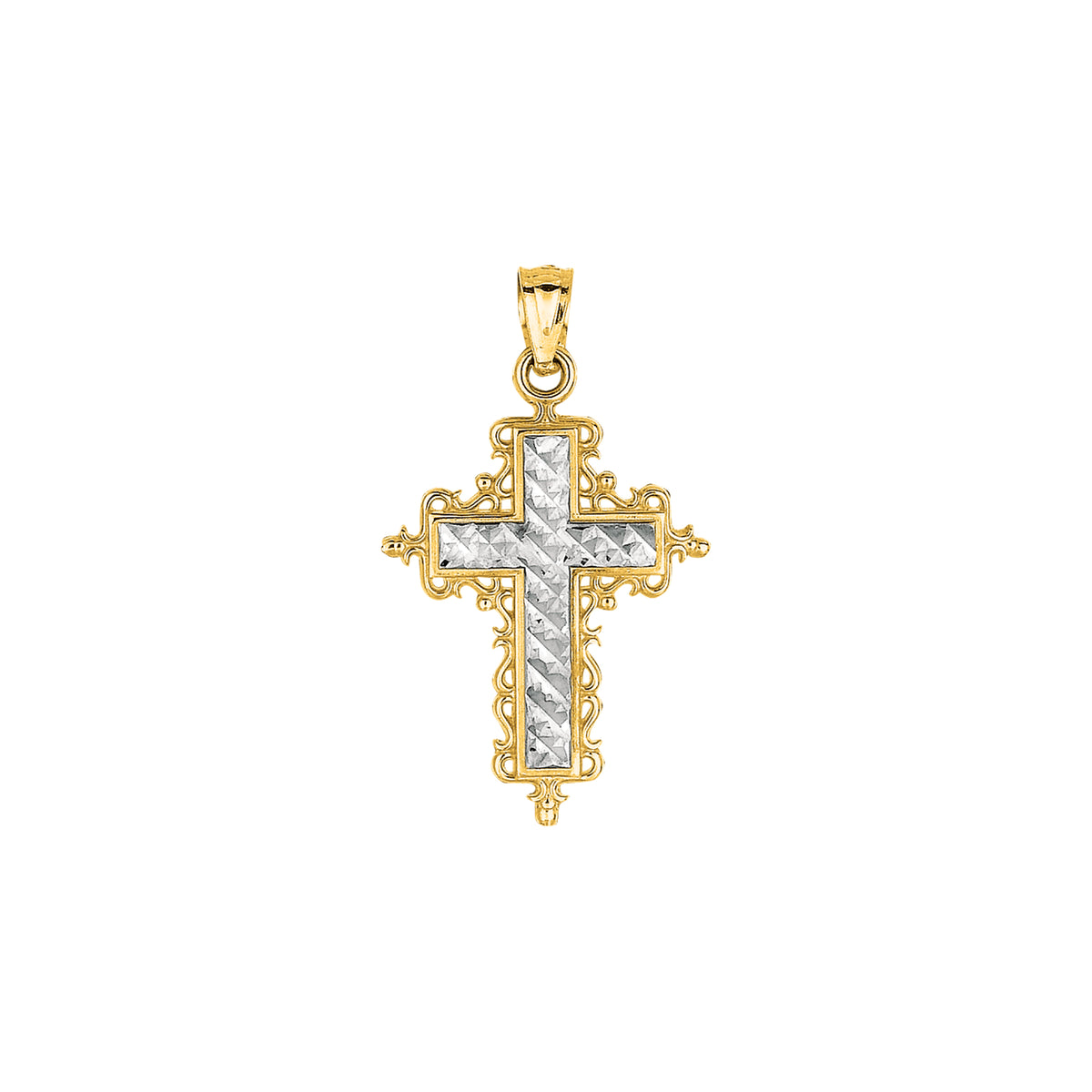 14K Two-Tone Gold Pendant