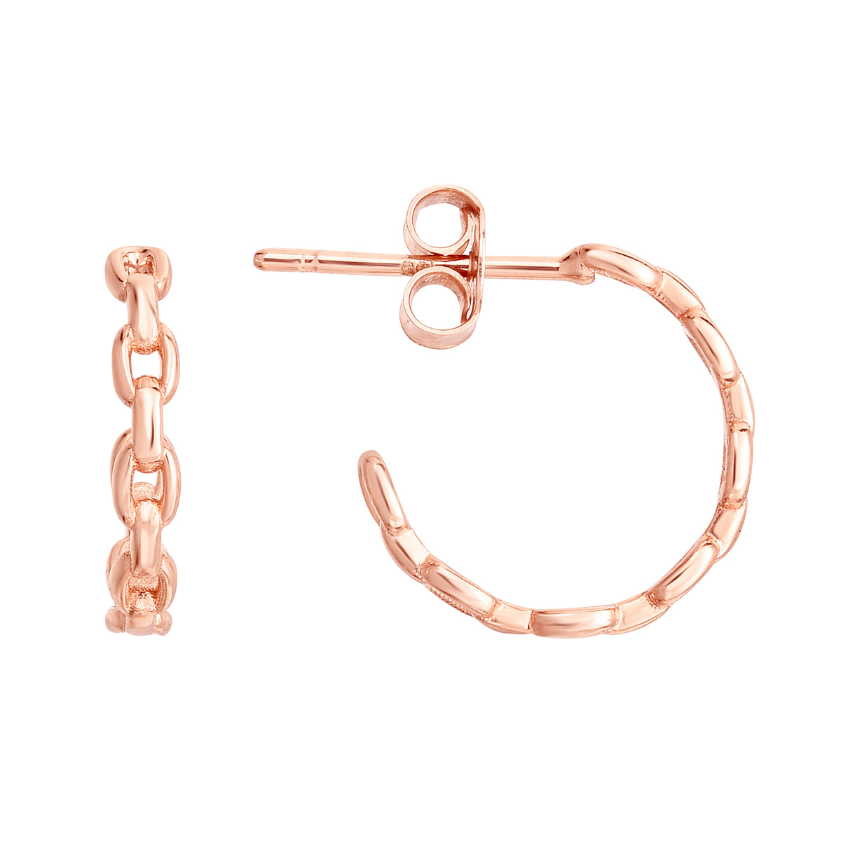 14K Rose Gold Earring