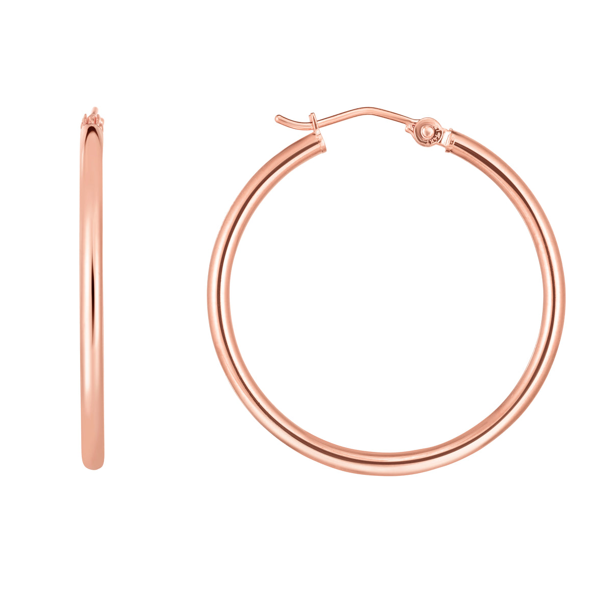 14K Rose Gold Earring