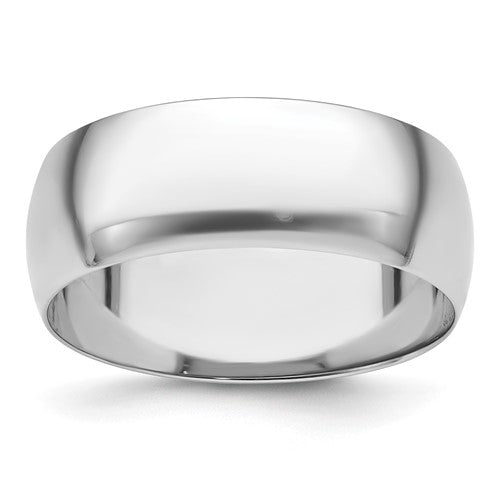 Half Round Featherweight Wedding Band Size 6.5