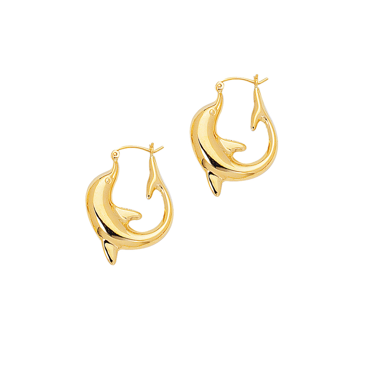 14K Yellow Gold Earring