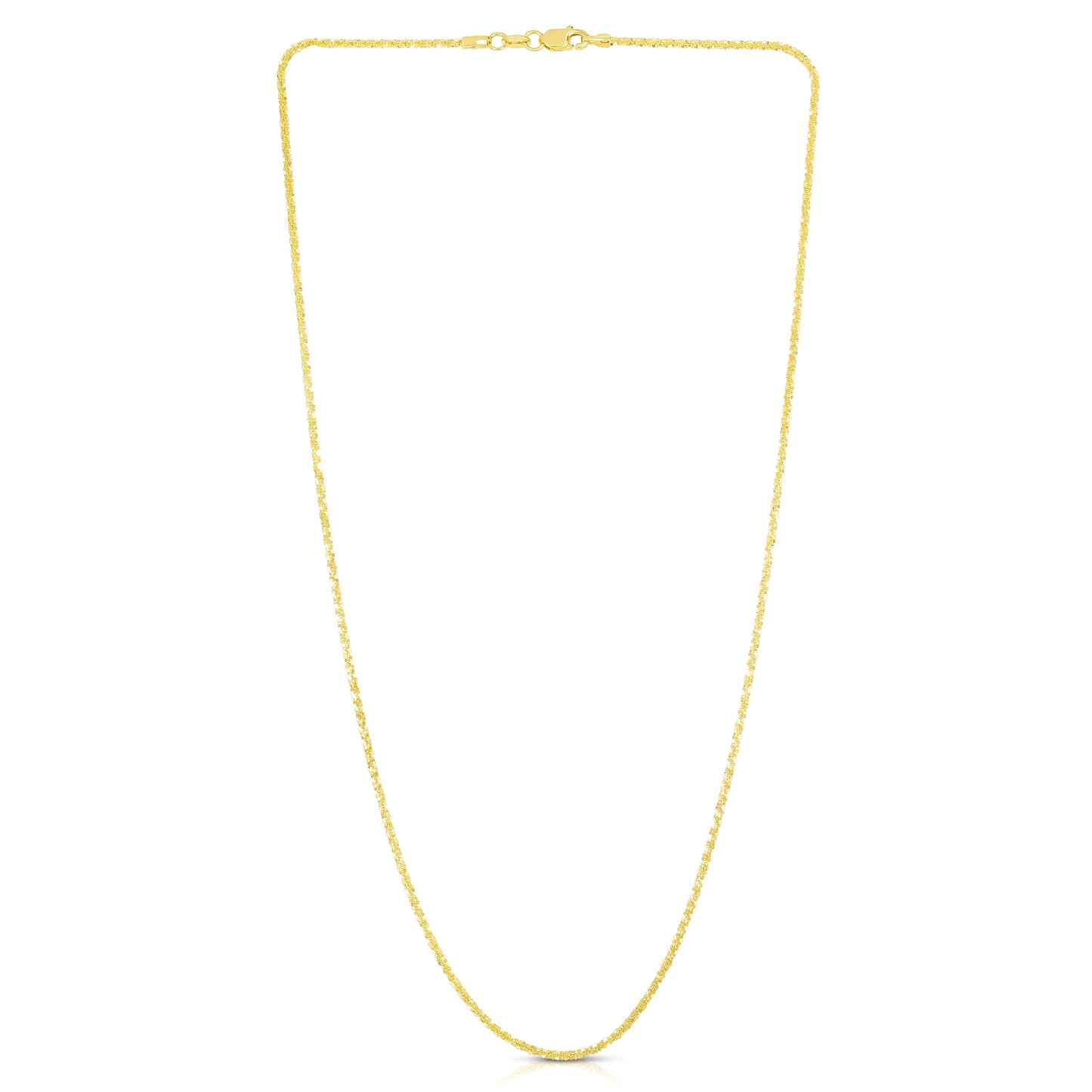 Sparkle Chain in 14K Yellow Gold — 10 Inches, 1.5mm