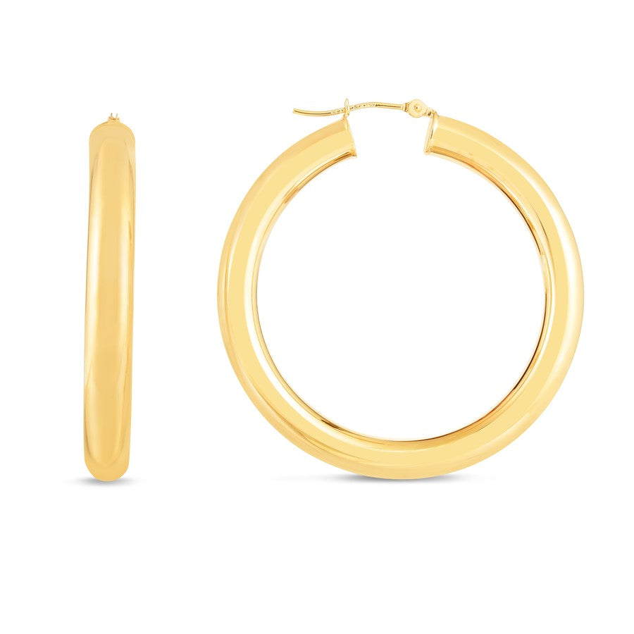 14K Yellow Gold Earring