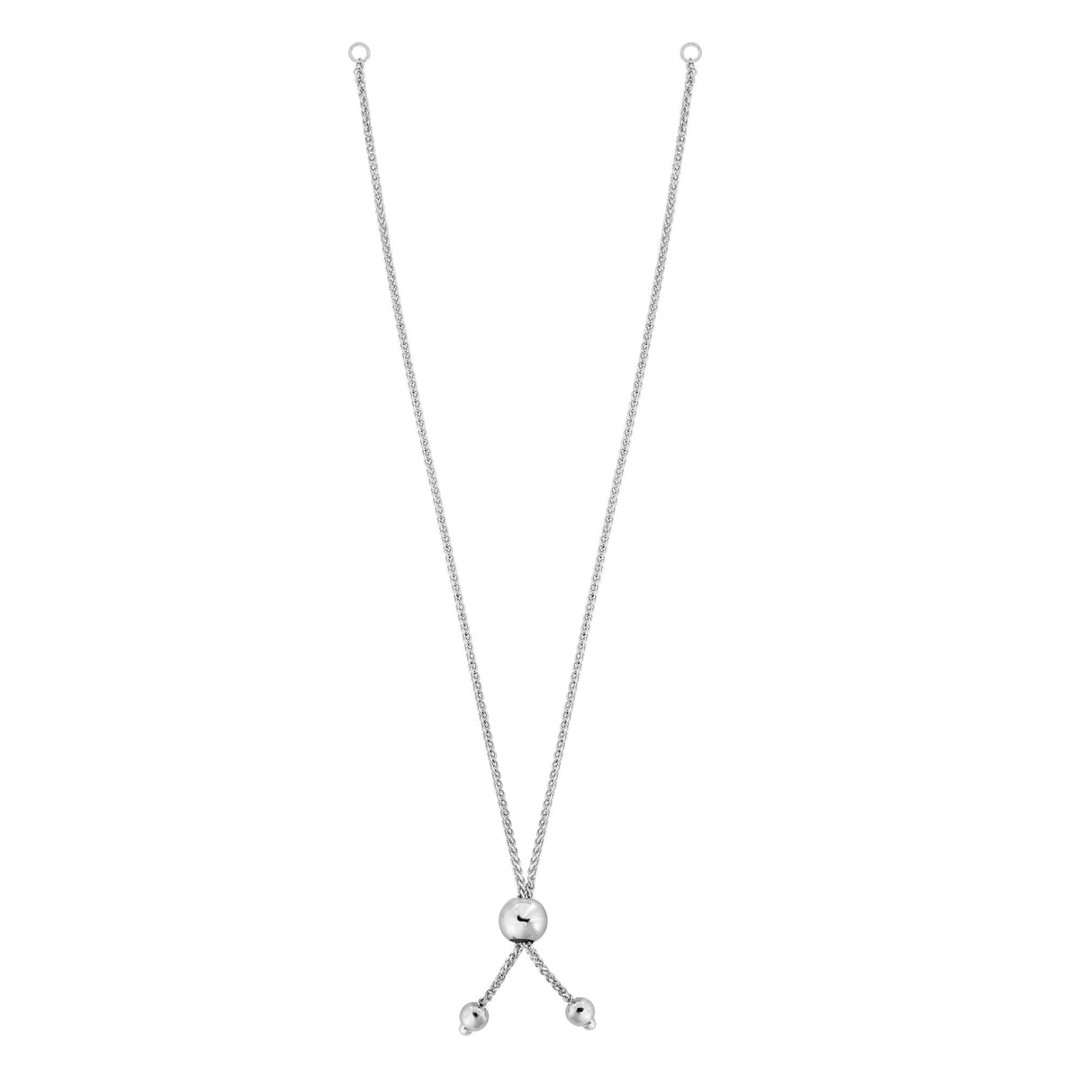 14K White Gold Bracelet