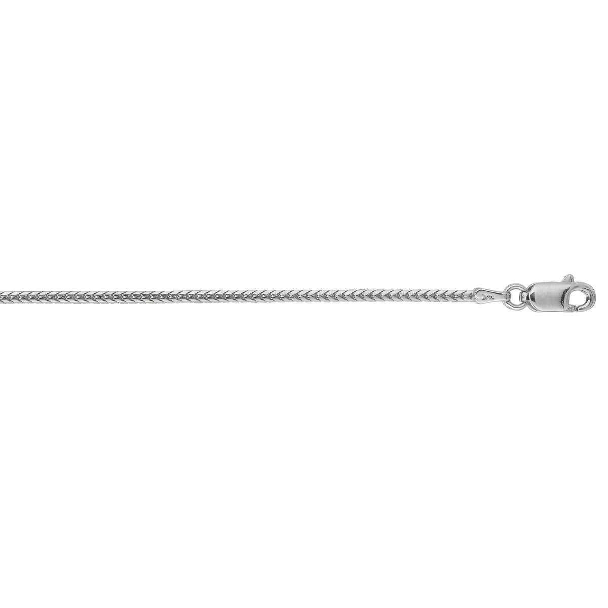 14K White Gold Chain