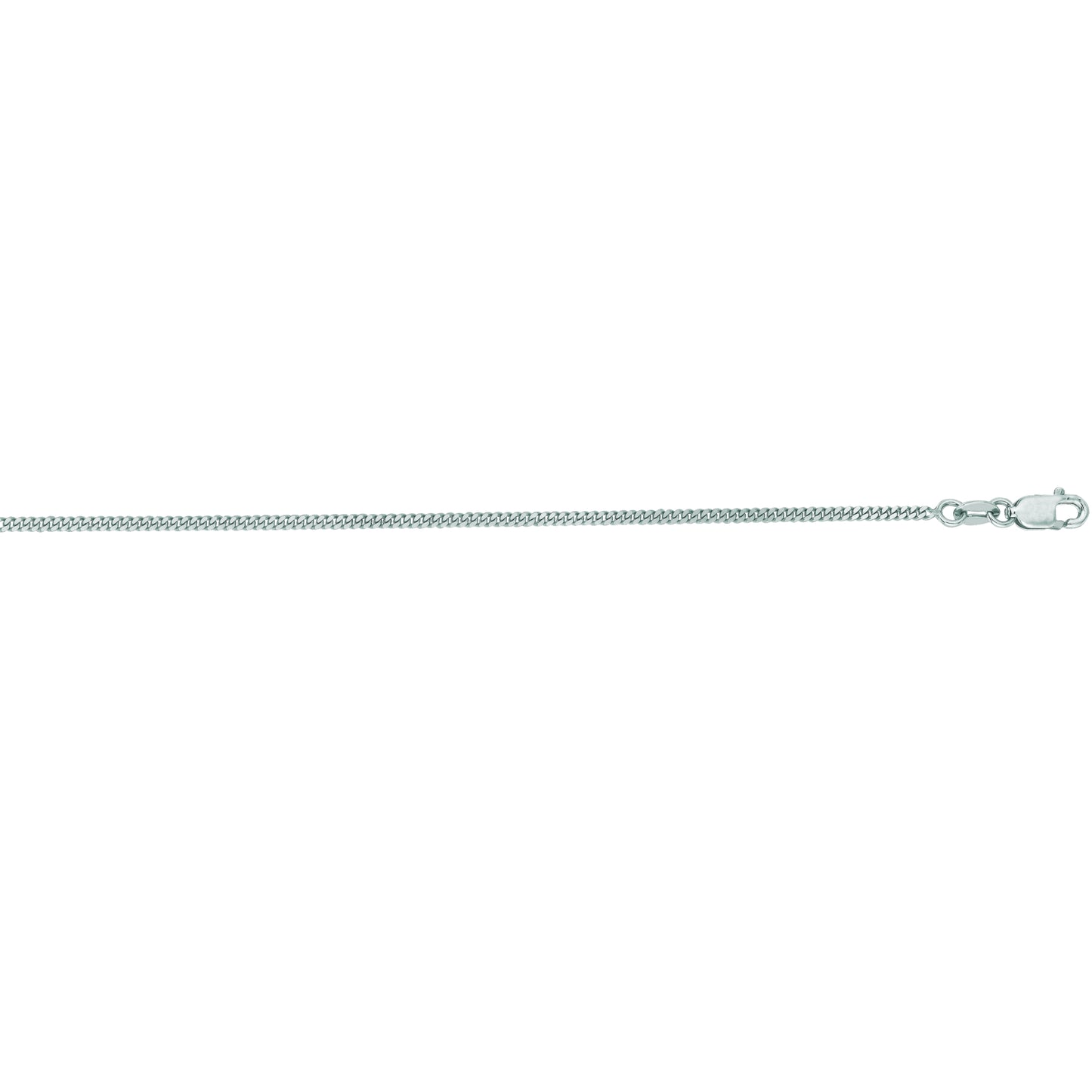 14K White Gold Chain