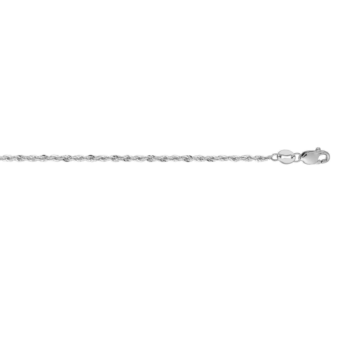 14K White Gold Chain