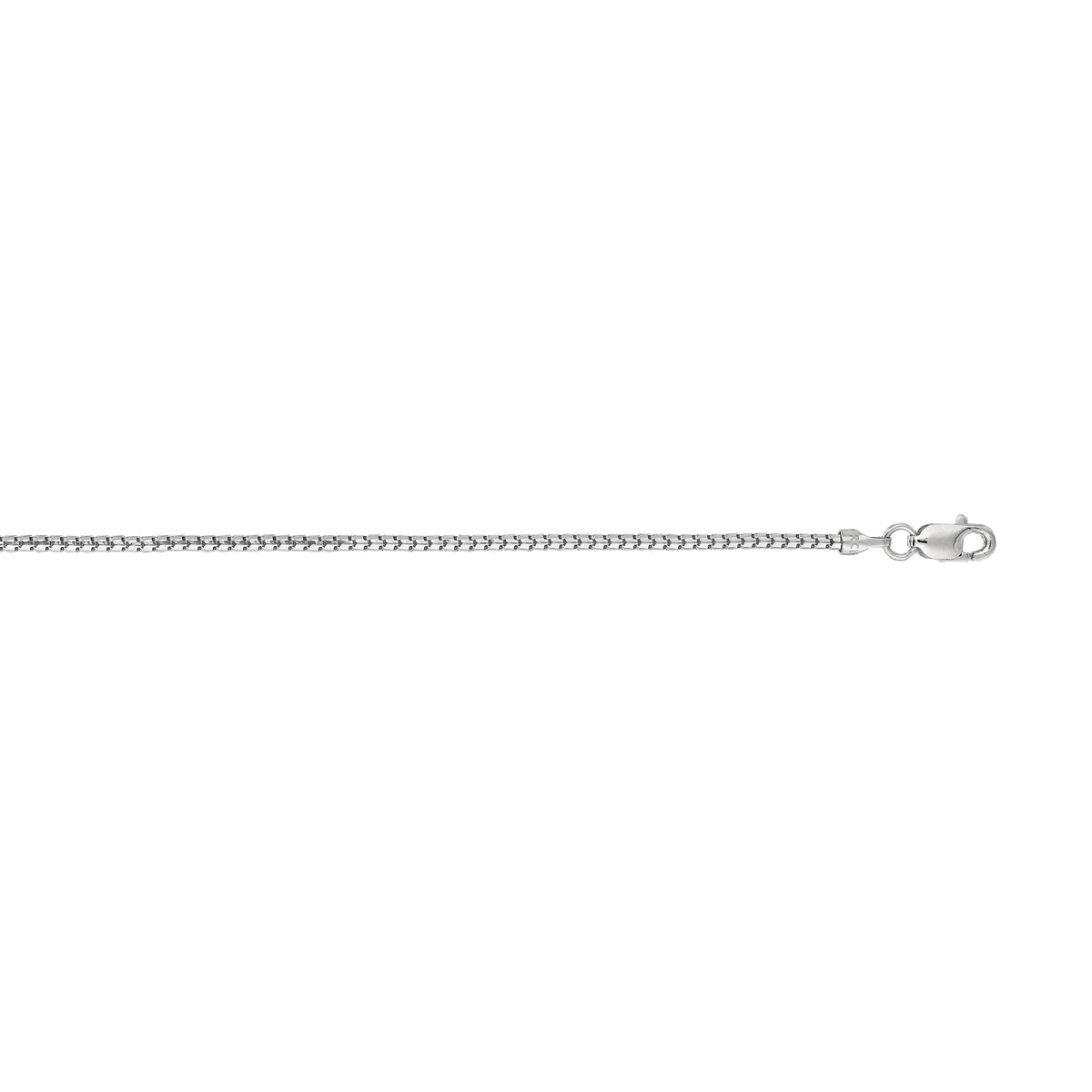 14K White Gold Chain