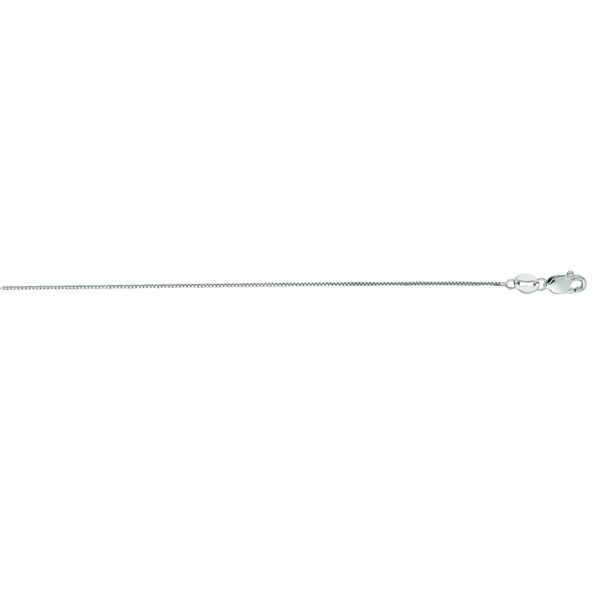 14K White Gold Chain