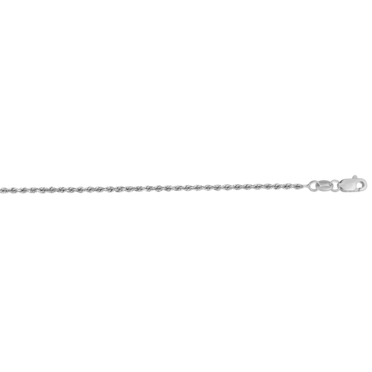 14K White Gold Chain