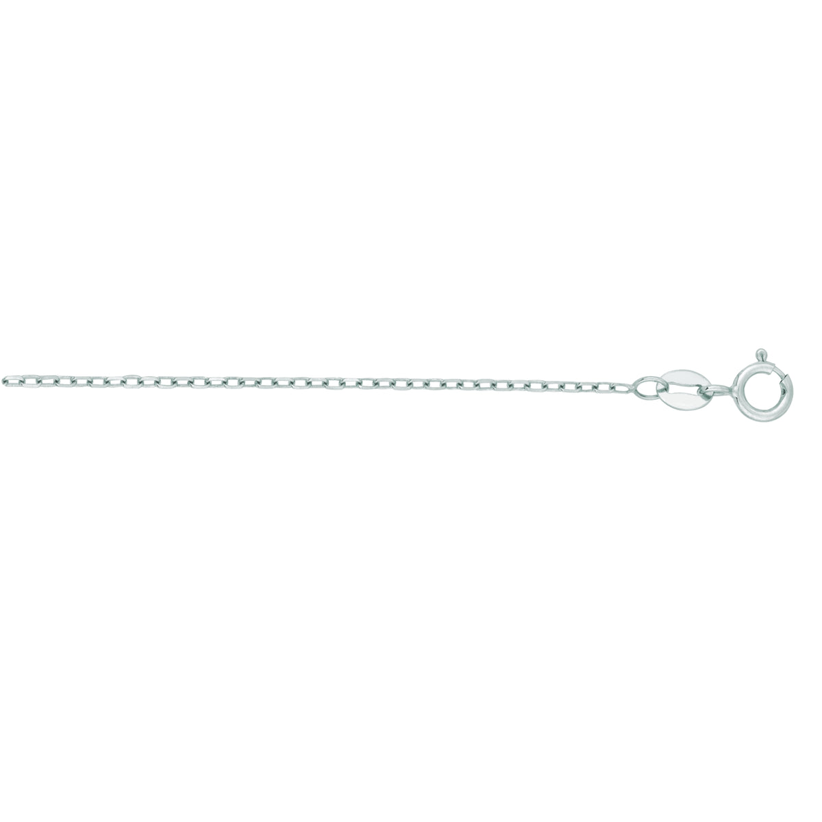 14K White Gold Chain