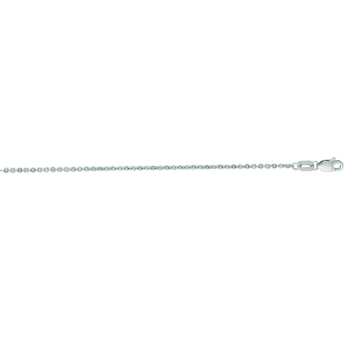 14K White Gold Chain