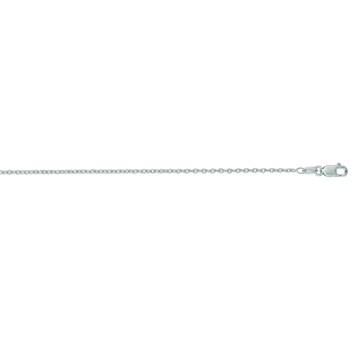 14K White Gold Chain