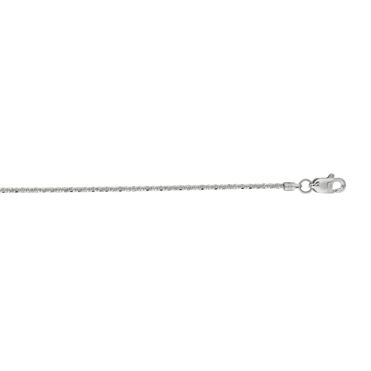 14K White Gold Chain