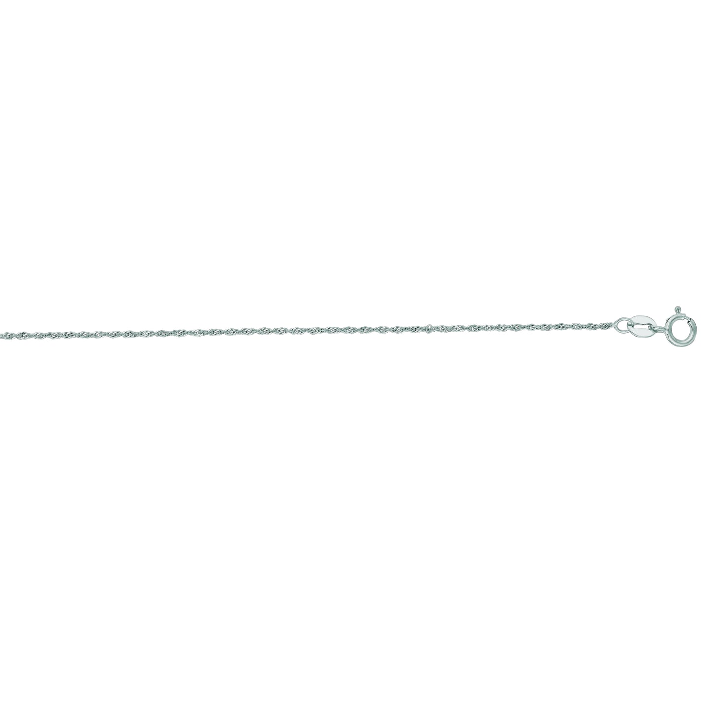 14K White Gold Chain