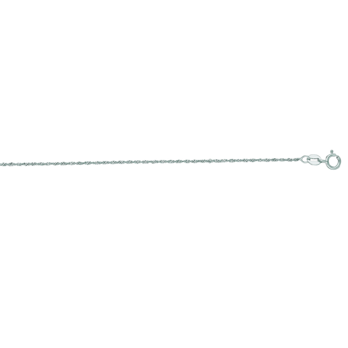 14K White Gold Chain