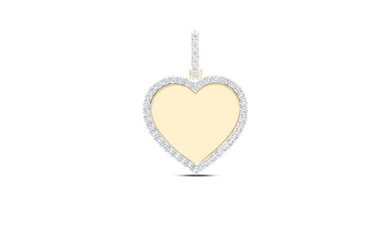 1/8CTW-DIA P1 FANUK MEMORY HEART PENDANT