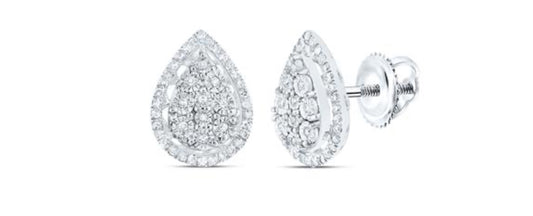 1/4CTW-DIA P1 GIFT PEAR EARRING