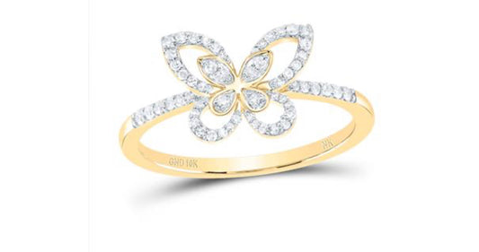 1/5 CTW DIA NK BUTTERFLY FASHION RING