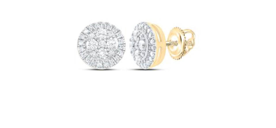 1/2CTW-DIA CN FASHION ROUND EARRING