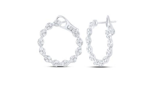 1 5/8CTW-DIA ANA M FASHION EARRING