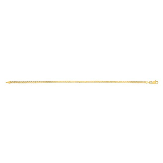 14K 2.5mm Bismark Chain