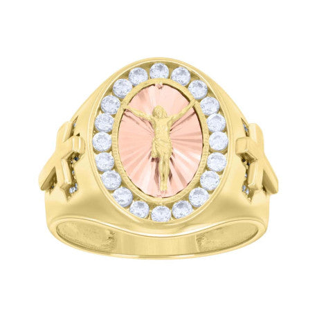 14Kt Gold Cz Ring